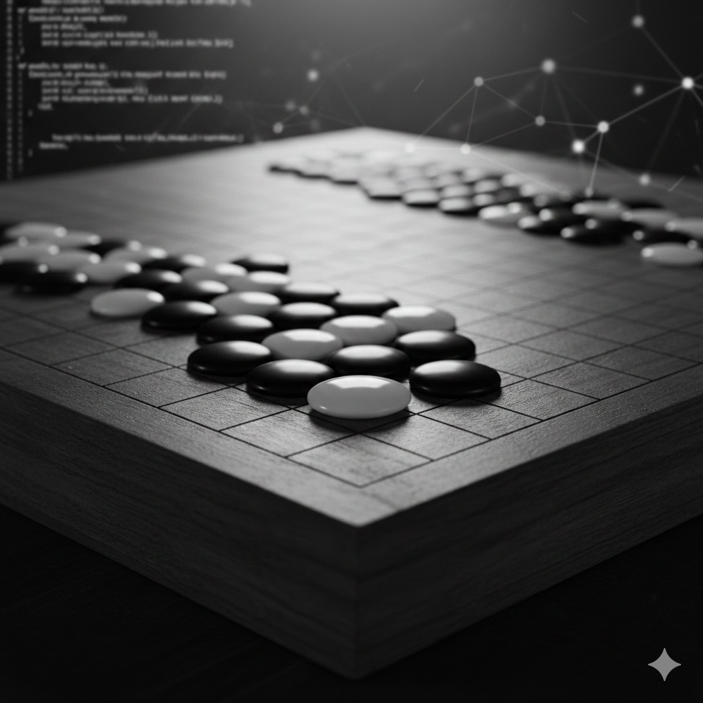 Movimento famoso do AlphaGo na partida contra Lee Sedol, que mudou a percepção do jogo
